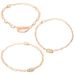 New Minimalist, Fashionable And Versatile Bracelet, Creative Alloy, Natural Seashell Package, Gold Edged Bracelet For_ipsvogv.com
