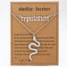 siwft Tynefer reputation snake necklace sex gold snake necklace Tyler reputation lover anti hero fan gift_ipsvogv.com
