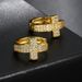 Cross Full Diamond Ear Buckle Men's Micro Set Zircon Hip Hop Earrings_ipsvogv.com
