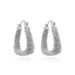 Women’s Jewelry Set Fashion High Grade Frosted Shimmering Triangle Earrings Elegant MetallicStyle Retro Earrings Light Luxury And Versatile Earrings_ipsvogv.com