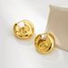 Unisex New Style Novel Design Unique Personality Plated Temperament Trendy Spiral Earrings_ipsvogv.com