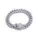 Hip-Hop Trendy Style Diamond-Studded Men's Colorful Diamond Bracelet Fashionable Cool Cuban Chain_ipsvogv.com