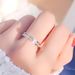 Single And Double Row Rings For Women, Titanium Steel Diamond Fashionable Ring, Niche, Non Fading Full Sky Star Jewelry_ipsvogv.com
