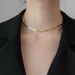 Colorless 2021 New Light Luxury And Unique Gold Neckchain Design High Grade Snake Bone Women's Summer Necklace With_ipsvogv.com