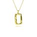 Square Tag Pattern Sun Hand Bag Gold Pendant Hip Hop Pendant Handmade Pendant Necklace_ipsvogv.com
