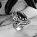 Sanjie INS Style Fashionable, High End, Versatile Design Sense Women's Jewelry Flower Shaped Ring_ipsvogv.com
