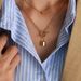 Women's Jewelry Set Fashion Two Wear Lock Steel Bead Pendant Clavicle Chain Double Layer Necklace Titanium Steel Jewelry_ipsvogv.com