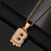 New Copper Set Zircon Full Diamond 26 Large Letter Necklace, Personalized Hip Hop Fashion Accessories For Trendy People_ipsvogv.com