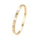 Women's Trendy Rose Gold Jewelry Gold Silver Fashion Titanium Steel Bracelet Personality Love White Shell Stainless Steel Bracelet_ipsvogv.com
