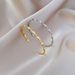 【 Full body titanium 】 Twisted plain ring INS style bracelet, minimalist and fashionable stainless steel bracelet_ipsvogv.com
