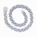 Unisex Jewelry Fashion 14mm Diamond Shaped Flip Top Alloy Necklace For Men And Women High End Trendy Rap Hip Hop Cuban Chain_ipsvogv.com