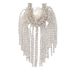 Vintage Geometric Pearl Fringed Brooch European And American High Sense Rhinestone Brooch Gala Dress Accessories Female Brooch_ipsvogv.com
