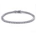 Chain Hip-Hop Trendy Men's Micro Paved Full Zircon 3mm Tennis Bracelet_ipsvogv.com