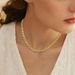 Stainless Steel Electroplated Gold With High-end Feel, Simple Style, Fashionable Cuban Chain Necklace_ipsvogv.com
