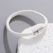 New Leather Woven Alloy Magnetic Buckle Men's Jewelry Hot Selling Couple Bracelet_ipsvogv.com