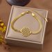 2023 New Stainless Steel Fish Scale Bracelet Women's Trendy Flower Life Tree Mang Star Pendant Handpiece_ipsvogv.com