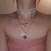 Unisex Lace Love Five Pointed Star Pendant Necklace Multi Layer Stacking French Design High End Feel A Multi Strap Clavicle Chain_ipsvogv.com