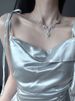 【 2736 People Collection 】 French Zircon Necklace For Women, Niche, Light Luxury, High-end, Exaggerated Clavicle Chain,_ipsvogv.com