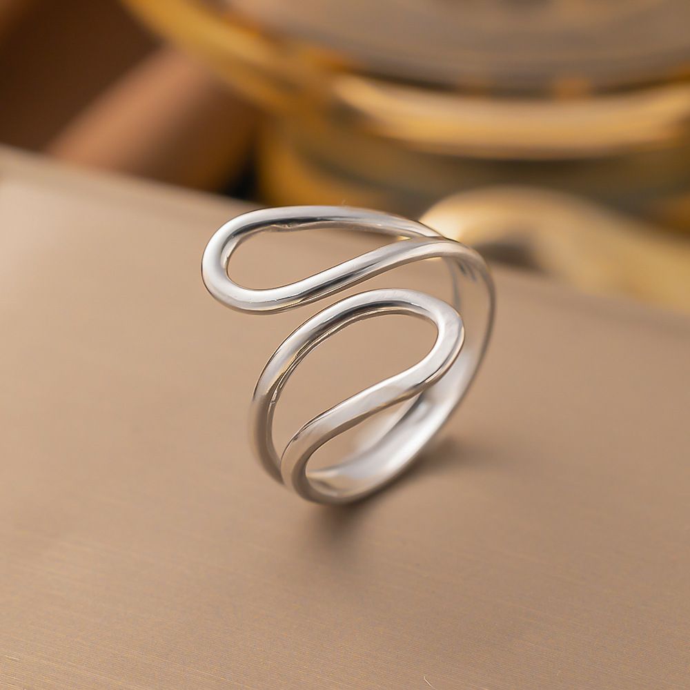 Titanium Steel Niche Design, High-end Sense, Simple Double-layer Women, Instagram Trendy, Internet Famous, Fashionable,_ipsvogv.com