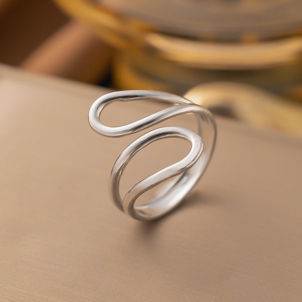 Titanium Steel Niche Design, High-end Sense, Simple Double-layer Women, Instagram Trendy, Internet Famous, Fashionable,_ipsvogv.com