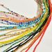 Geometric fashion commuting style women's set, niche rainbow rice bead weaving design, multi-layer bracelet_ipsvogv.com