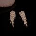 Korean Style Fashion Light Luxury High-end Full Diamond Long Tassel For Women Internet Celebrity Personality Versatile_ipsvogv.com