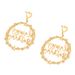 American style minimalist metal blessing letters, large niche heart design, exaggerated temperament, earri, and_ipsvogv.com