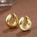 1 Pair Elegant Exaggerated Star Solid Color Flower Alloy Ear Cuffs_ipsvogv.com
