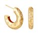 Women's Jewelry S925 Silver Needle Light Luxury Personality Metal Style Broken Zirconium C Shaped Star And Moon Earrings Niche Design Earrings_ipsvogv.com