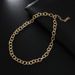 Women's Jewelry Hip Hop Necklace Female Fashion Choker Men's Gold Necklace Trend Clavicle Chain Accessories_ipsvogv.com