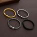 Fashion Simple Men's Double Row Stainless Steel Trendy Hip-Hop Dragon Bone Snake Chain Bracelet Accessories_ipsvogv.com