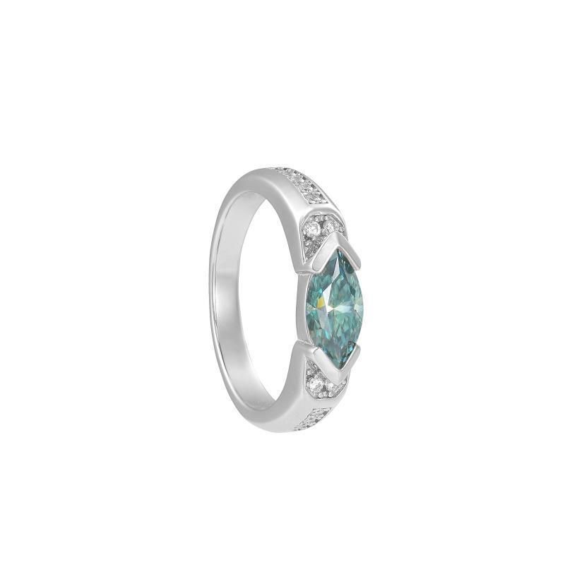Horus Eye Zircon Armor Ring S Pure Silver Unisex Style Light Luxury Premium_ipsvogv.com