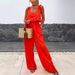 Women's Clothing spring and summer new suspender sleeveless pocket jumpsuit INS casual loose_ipsvogv.com