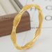 Elegant And Fashionable Women's Hollowed Out Carved Gold-plated Bracelet Bohemian Christmas Style Sisters Wedding Gift_ipsvogv.com
