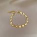 【 Full body titanium steel 】 Dongdaemun personality extremely simple style butterfly chain bracelet, female internet_ipsvogv.com