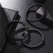 Jewelry Fashion Retro Black Frosted Bracelet Zircon Crown Diamond Ball Dice Lion Head Bead Bracelet Set_ipsvogv.com