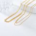 New snake bone chain cross chain multi-layer alloy necklace two-piece women's European and American choker accessories_ipsvogv.com