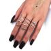 New Love 8 French Bow Open Set Of 9-piece Ring Jewelry_ipsvogv.com