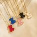 Titanium Steel Ins Wind Little Bear Star Necklace Women's Trend Light Luxury Small Crowd Versatile Collar Chain Simple_ipsvogv.com