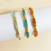 French Color Hand Made Beads Retro Natural Stone Tube Bead Bracelet Fashion Bracelet Jewelry_ipsvogv.com
