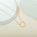 Jewelry 14K Gold Round Diamond Halo Necklace Female Round Frame Pendant Female_ipsvogv.com