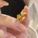Small Fresh Color Adjustable For Women 2024 New Exquisite And Versatile Couple Index Finger Ring_ipsvogv.com