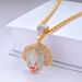 Unisex Hip Hop Jewelry Cosplay Classic Clown Pendant Micro Inlaid Zircon Trendy Dress Necklace_ipsvogv.com