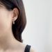 Earrings Sterling Silver Inlaid Zircon Earrings Gypsophila Simple Fashion Instagram Style Jewelry Earrings Korean Style High-end Sense_ipsvogv.com