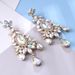 Exaggerated trend earrings for women with diamonds, high end retro fashion pendant jewelry, earrings, crown_ipsvogv.com
