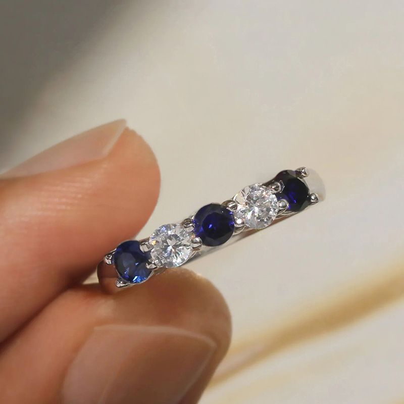 Cao Shi's Minimalist Five-star Luxury Temperament Ring, In Japan And South Korea, Popular Among Internet Celebrities,_ipsvogv.com