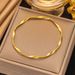 Non Fading Mobius Ring Gold Niche Design, Simple Irregular Bracelet, Women's Casual Circle, Atmospheric_ipsvogv.com
