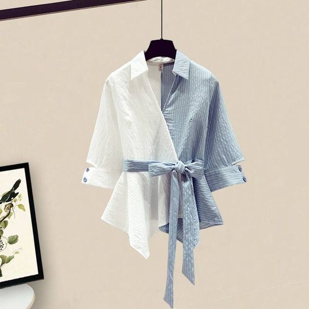 Women's clothing New Fashion Fashionable Flesh-covering Slimming Top High-waisted Jeans Two-piece Set_ipsvogv.com