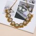S005 Fashion Personality Ethnic Style Ancient Gold Men's Universal Bracelet Necklace Jewelry Women_ipsvogv.com