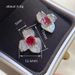 Cao Shi Live Broadcast Light Luxury Micro Inlaid Autumn And Winter New Flower Petals Female Earrings_ipsvogv.com